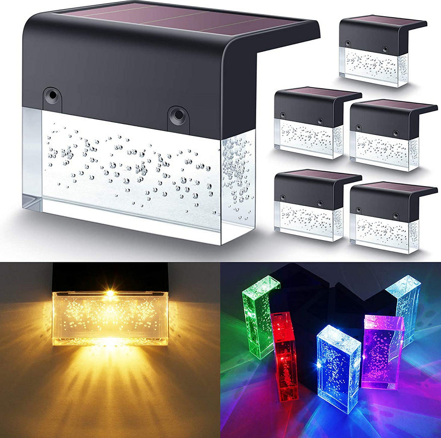 Waterproof RGB LED Solar Light Step